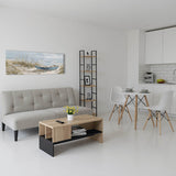 Set mobilier pentru studenți, model Lightness, Lemn/Metal, Compacte, 167x77x73 cm