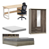 Set Mobilier Studențesc 5 Piese Repose, Lemn, Variate, 168x221x84 cm
