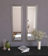 Set oglinzi (2 bucăți) Candy - Silver, Argint, 3x90x30 cm