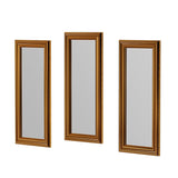 Set oglinzi (3 bucăți) Lavia - Bronze, Bronz, 2x70x30 cm