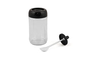 Set recipiente pentru condimente Kosova, Sticla, 300 ml, 12 bucati, Lingura, Transparent