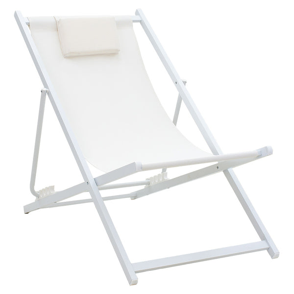 Sezlong Corte fag aluminiu texMaron, 190x70 cm