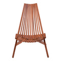 Sezlong de gradina Chaise Boho, Natural, 101x63x80 cm, perspectiva suplimentara