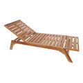 șEzlong Sezlong de gradina Melop Boho Natural 200x70x35 cm
