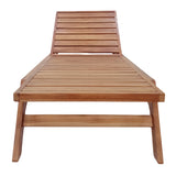 Sezlong de gradina Melop Boho, Natural, 200x70x35 cm
