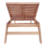 Sezlong de gradina Melop Boho, Natural, 200x70x35 cm