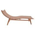 Sezlong de gradina Rebelise Boho, Natural, 60x180x85 cm, imagine suplimentara