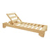 șEzlong Şezlong Fendy din lemn de brad Natural 72x200x24 cm