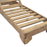 Sezlong Fendy, Lemn de brad, 72x200x24 cm - Nuc