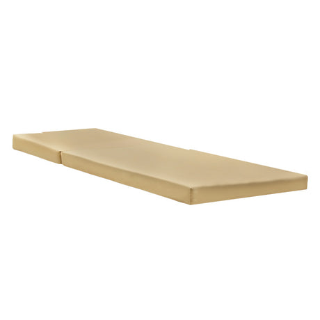 Sezlong Sezlong Sadie stofa, bej, 65x185x7 cm