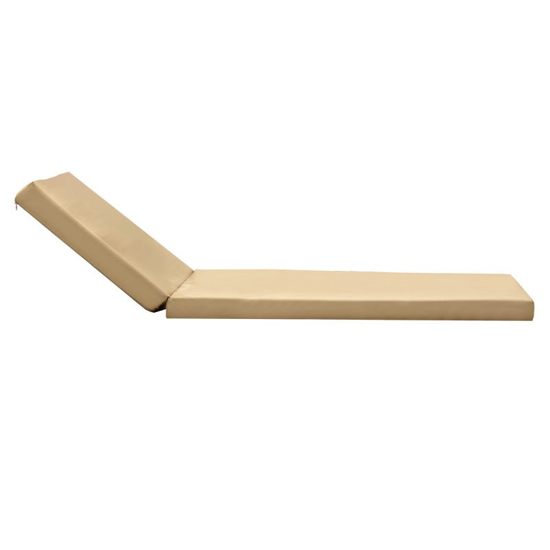 Sezlong Sezlong Sadie stofa, bej, 65x185x7 cm