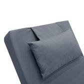 Sezlong Sezlong Sadie stofa, Gri, 65x185x15 cm, foto produs 6