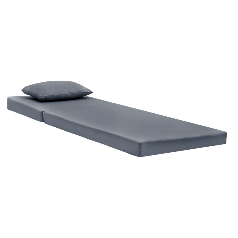 Sezlong Sezlong Sunset stofa, Gri, 65x185x10 cm, imagine suplimentara