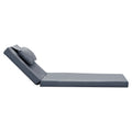 Sezlong Sezlong Sunset stofa, Gri, 65x185x10 cm, detaliu produs