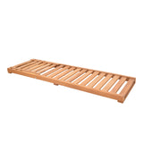 Sezlong Specta lemn masiv de fag, nuc, 60x190x50 cm