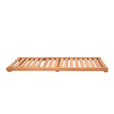 Sezlong Specta lemn masiv de fag, nuc, 60x190x50 cm