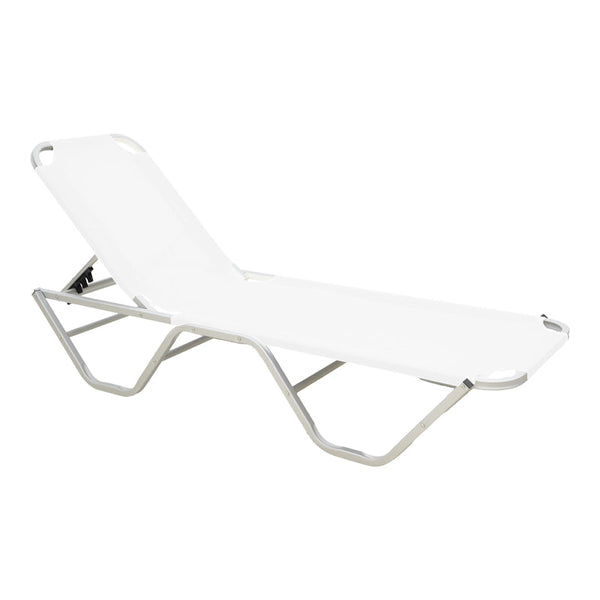 Sezlong Dessie, Aluminiu, 60x195x30 cm