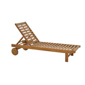 șEzlong Sezlong Weylar lemn de salcam Natural 60x193x30 cm
