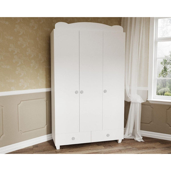 Sifonier Copii Pearl, Alb, 44x203x120 cm