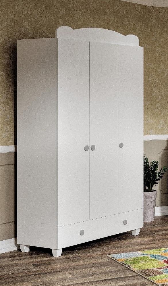 Sifonier Copii Pearl, Alb, 44x203x120 cm