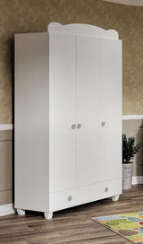 Sifonier Copii Pearl, Alb, 44x203x120 cm