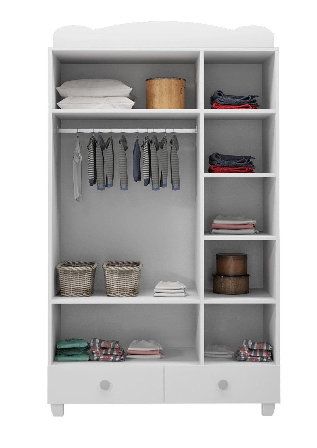 Sifonier Copii Pearl, Alb, 44x203x120 cm