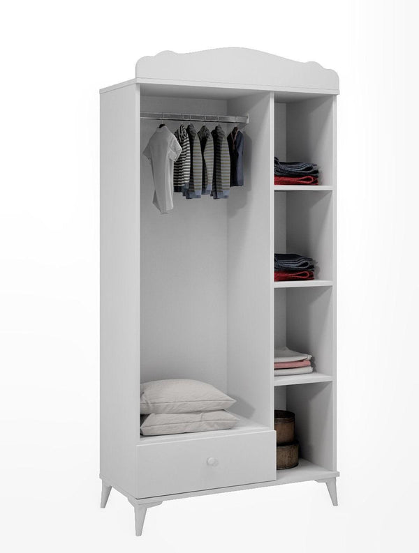 Sifonier Sansa, Alb, 40x184x90 cm