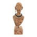 Accesoriu Decorativ Statueta Ebia bust din lemn de mango si metal Natural 17x12x44 cm