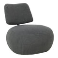 Stonie fotoliu stofă boucle antracit 67x73x67cm, 67x73x67 cm, imagine principală, stofă, pentru living