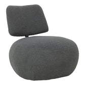 Stonie fotoliu stofă boucle antracit 67x73x67cm, 67x73x67 cm, imagine principală, stofă, pentru living