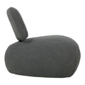 Stonie fotoliu stofă boucle antracit 67x73x67cm, 67x73x67 cm, vedere frontală, stofă, pentru living