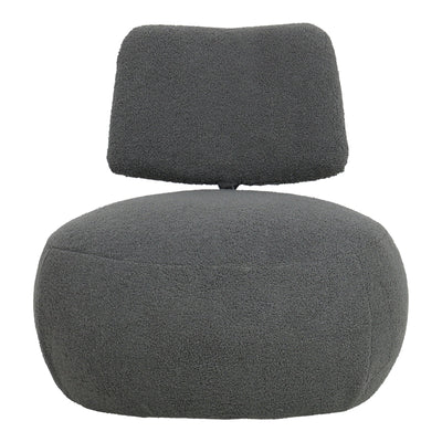 Stonie fotoliu stofă boucle antracit 67x73x67cm, 67x73x67 cm, vedere laterală, stofă, pentru living