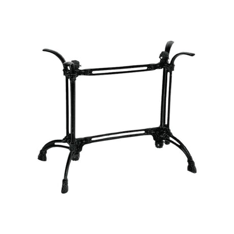 Suport blat masa Basa, Negru, 82x50x71 cm
