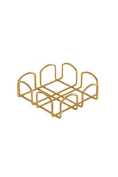 Suport de șervețele Napkin Holder Sevilla, Aur, 20x7x20 cm