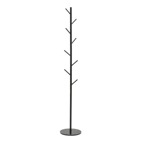 Suport pentru haine Fori metal, negru, 30x30x173 cm