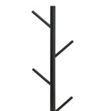 Suport pentru haine Fori metal, negru, 30x30x173 cm