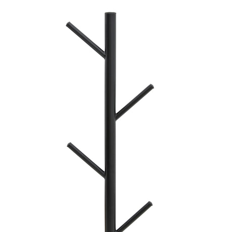 Suport pentru haine Fori metal, negru, 30x30x173 cm