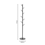 Suport pentru haine Fori metal, negru, 30x30x173 cm