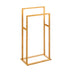 Accesorii Baie Suport pentru prosoape cu funcție de agățare Dasmal, Bambus, 42x24x81 cm
