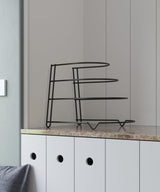 Suport pentru vase KB086, Negru, 23x24.5x33 cm