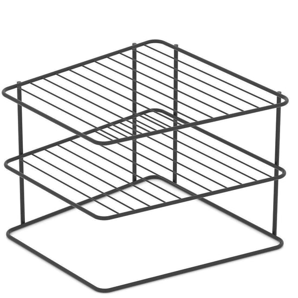 Suport pentru vase, Negru, 25x25x20 cm