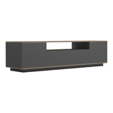 Suport TV cu functie de depozitare Winey în culori, sonoma-antracit, 180x44x44 cm