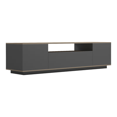 Suport TV cu functie de depozitare Winey în culori, sonoma-antracit, 180x44x44 cm, imagine suplimentara