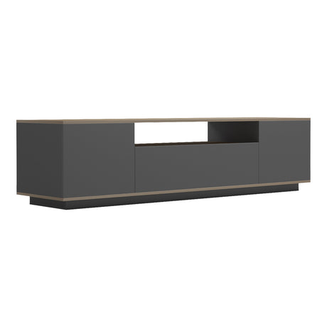 Suport TV cu functie de depozitare Winey în culori, sonoma-antracit, 180x44x44 cm