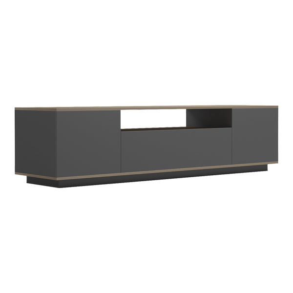 Suport TV cu functie de depozitare Winey în culori, sonoma-antracit, 180x44x44 cm