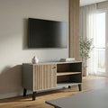 comoda TV Suport TV cu rafturi Tuscany, Modern, Lemn Sonoma-Antracit, 100x40x51cm
