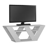 Suport TV Pipralla, Antracit, 110x30x40 cm - Alb