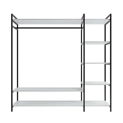 Suport Umerase cu rafturi Trend Saga L615, Alb, 40x180x180 cm