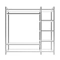 Suport Umerase cu rafturi Trend Saga L615, Alb, 40x180x180 cm