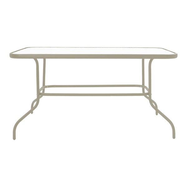 Tabel din metal cu pahar de șampanie Valor, Auriu, 110x60x70 cm
